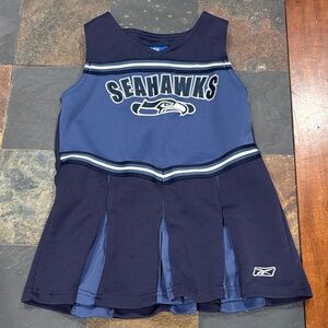 NFL Reebok Kids Seahawks Dress - Navy Blue size 5/6